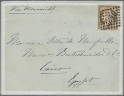 Frankreich: 1860/2010, Holding Of Ca. 450 Letters, Cards, Precursor Cards, Picture-postcards, Intern - Colecciones Completas