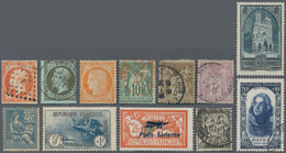 Frankreich: 1862/1975 (ca.), Accumulation With A Small Section Classic Issues, Later Issues With Som - Colecciones Completas