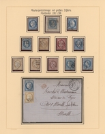 Frankreich: 1862/1979(ca.), Fine Collection In 4 Albums With Several Interesting Items And Specifics - Collections