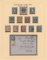 Frankreich: 1862/1979(ca.), Fine Collection In 4 Albums With Several Interesting Items And Specifics - Collezioni