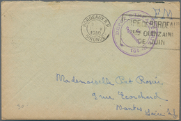 Frankreich: 1940/1945, Fine Accumulation Of About 140 Covers And Cards Many Of Them Returned To Send - Collections