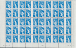 Frankreich: 1978, Definitives "Sabine De Gandon", MISSING PHOSPHOR (BRILLIANT GUM), 0.10fr.-3fr., Ei - Collections