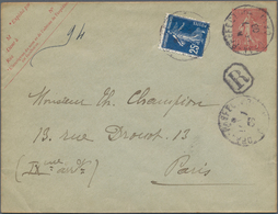 Frankreich - Ganzsachen: 1904/18 Special Collection With Ca. 40 Unused And Used Postal Stationery Co - Other & Unclassified