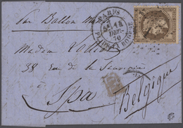 Frankreich - Ballonpost: 1870/1871, Franco-Prussian War In General And Ballon Monte In Particular, S - 1960-.... Lettres & Documents