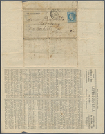 Frankreich - Ballonpost: 1870-71 BALLON MONTÉ: Correspondence Of 24 Letters And Postcards All From P - 1960-.... Cartas & Documentos