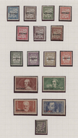 Frankreich - Besonderheiten: 1911/1925, COURS D'INSTRUCTION, A Neat Collection Of 59 Mainly Unused S - Other & Unclassified