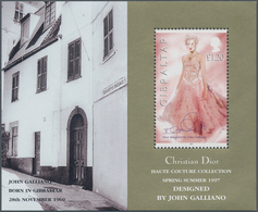 Gibraltar: 1993/1998, Stock Of Mostly Souvenir And Minature Sheets Mint Never Hinged In Varying Quan - Gibilterra