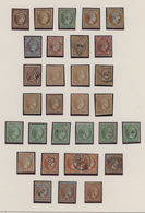 Griechenland: 1861/1880 (ca.), Large Hermes Heads, Used And Mint Collection Of Apprx. 200 Stamps, Ni - Covers & Documents