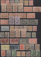 Griechenland: 1896/1906, Olympic Games Issues, Used And Mint Assortment Of More Than 100 Stamps, Com - Covers & Documents