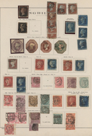 Großbritannien: 1840/1946, Used And Mint Collection On Album Pages With Special Strength In The QV I - Other & Unclassified