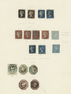 Großbritannien: 1840/1987, Comprehensive And Specialised Collection In An Ancient Album, Showing An - Otros & Sin Clasificación