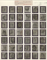 Großbritannien: 1874/1878, 6d. Grey Wm Spray, Assortment Of 135 Used Stamps: Plate 13 (84), Plate 15 - Sonstige & Ohne Zuordnung