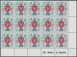 Großbritannien - Isle Of Man - Portomarken: 1973, Coat Of Arms Postage Dues With Imprint '1973' (1st - Isle Of Man