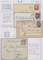 Großbritannien - Jersey: 1860/1901 (ca.), Interesting Small Collection On Five Exhibition Pages With - Jersey