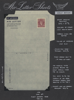Großbritannien - Ganzsachen: 1944/1980 (ca.), AEROGRAMMES: Accumulation With Approx. 1.000 Unused Bu - 1840 Buste Mulready