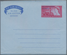 Großbritannien - Ganzsachen: 1945/80 (ca.) AEROGRAMMES Accumulation Of Ca. 3.541 Unused And Used/CTO - 1840 Enveloppes Mulready