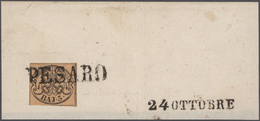 Altitalien: 1851-1868 Collection Of Hundreds Of Mint And Used Stamps From Italian States, Including - Verzamelingen