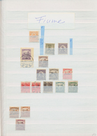 Italien: 1850/1955 (ca.), Italian Area, Comprehensive Used And Mint Balance In Three Thick Stockbook - Colecciones