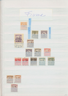 Italien: 1850/1955 (ca.), Italian Area, Comprehensive Used And Mint Balance In Three Thick Stockbook - Lotti E Collezioni