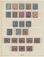Italien: 1861/1946: Doubly Arranged Collection In Lindner Folder, Beginning With Sardinia IV Emissio - Verzamelingen