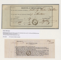Italien: 1865/1964, AVIS DE RECEPTION, Specialised Collection Of Apprx. 67 Entires (covers/cards/for - Colecciones