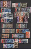 Italien: 1891/1939, Used Assortment Of Apparently Only Complete Issues Incl. Better Sets Like Sass. - Verzamelingen