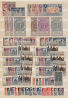 Italien: 1911/1942, Mint Assortment Of Mainly Commemorative And Airmail Issues, Mainly Complete Sets - Sammlungen