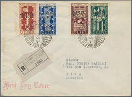 Italien: 1915/1999, Italy+area, Lot Of 32 Covers/cards, Incl. Comemercial Mail, San Marino, Vatica, - Lotti E Collezioni