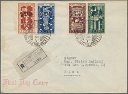 Italien: 1915/1999, Italy+area, Lot Of 32 Covers/cards, Incl. Comemercial Mail, San Marino, Vatica, - Colecciones