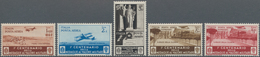 Italien: 1933/1934, Lot Of Four Better Complete Stes MNH: 1933 Airmails Zeppelin (Sass. A45/50), 193 - Collections