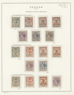 Italien: Excellent Collection, Several Hundred Stamps Mint And Used, Strong In Back Of The Book, Har - Verzamelingen