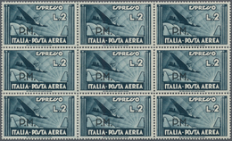 Italien - Militärpostmarken: Feldpost: 1942/1943: "P.M." Overprint On Contemponary Italian Stamps, 9 - Military Mail (PM)