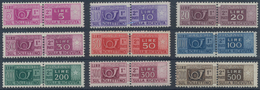 Italien - Paketmarken: 1946/1952, Posthorn/Cypher, Wm Winged Wheel, 5lire-300lire, MNH Set Of Ten Pa - Paquetes Postales