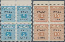 Italien - Alliierte Militärregierung - Sizilien: 1943. BULK LOT, Issue By The Allies For Sicily, 15 - Ocu. Anglo-Americana: Sicilia