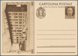 Italien - Ganzsachen: 1878/1940 (ca): More Than 50 Better, All Different Postal Stationery Card And - Entiers Postaux