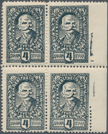Jugoslawien: 1920, Dinar Currency "King Peter", Specialised Assortment Of Apprx. 46 Stamps, Showing - Storia Postale
