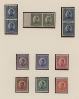 Jugoslawien: 1921/1923, VARIETIES, Mint Assortment Of Alexander Issues, Showing Partly Imperf. Pairs - Cartas & Documentos