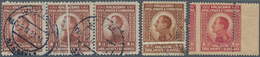 Jugoslawien: 1923/1925, Definitives "Kraljevina", Specialised Assortment Of Apprx. 32 Stamps, Showin - Storia Postale