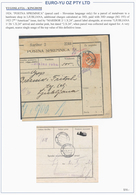 Jugoslawien: 1924/1941, Collection Of 31 Covers/cards (plus Some U/m Material) On Written Up Album P - Briefe U. Dokumente