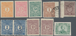 Jugoslawien - Portomarken: 1919/1950, Various Issues, Specialised Assortment Of Apprx. 67 Stamps, Sh - Timbres-taxe