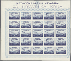 Kroatien: From 1918 Interesting Lot, Almost Only Better Single Pieces, Incl. Trial Prints, Imperfora - Croatie