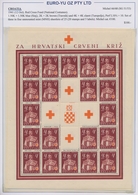 Kroatien: 1941/1945, Specialised U/m Assortment On Written Up Album Pages, Comprising Especially A N - Croacia