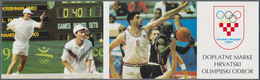 Kroatien - Zwangszuschlagsmarken: 1996, National Olympic Committee, Booklet With Pane Of Ten IMPERFO - Croazia