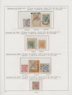 Liechtenstein: 1901/1921, Österreichische Marken In Liechtenstein Verwendet, Posten Mit 37 Marken, T - Sammlungen