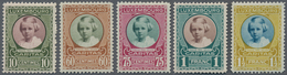 Luxemburg: 1928, CARITAS (Princess Marie-Adélaide) Complete Set Of Five In A Lot With About 380 Sets - Altri & Non Classificati