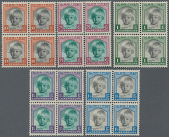 Luxemburg: 1931, CARITAS (Princess Alix) Complete Set Of Five In A Lot With Ten Sets Incl. Blocks/4, - Sonstige & Ohne Zuordnung