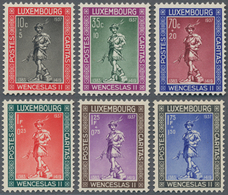 Luxemburg: 1937, CARITAS (Wenzel II. Of Luxembourg) Complete Set Of Six In A Lot With Approx. 380 Se - Autres & Non Classés