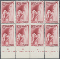 Luxemburg: 1939, Monsdorf-Les-Bains 2fr. Deep Carmine (Allegory Of Spa) In An INVESTMENT Lot With Ap - Altri & Non Classificati