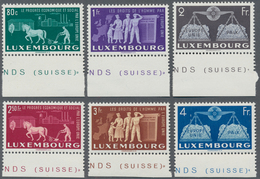 Luxemburg: 1951, European Agreement Complete Set Of Six In An INVESTMENT Lot With 65 Sets Incl. A Fe - Autres & Non Classés