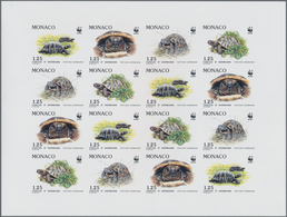 Monaco: 1943/1994, Special Collection Of IMPERFORATED Issues Sorted In Four Albums All In Units Or S - Ungebraucht